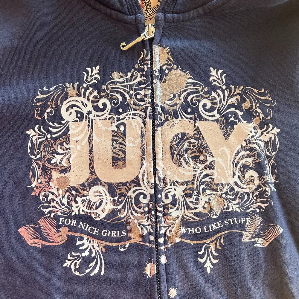 Juicy Couture Vintage "For Nice Girls Who Like Stuff" Jacket - Picture 2 of 4